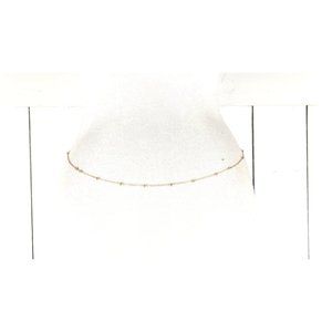 Gold metal chain link dainty lightweight skinny belly chain belt